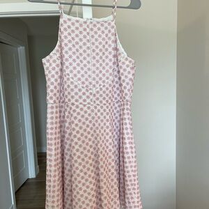 Pink and White Floral Sundress